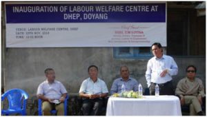 Inauguration of LWC at Doyang Hydro Electric Project (DHEP) by Dr. T.M. Lotha Hon’ble Advisor, L&E,SD&E, Treasury and Accounts on 25th Nov, 2016